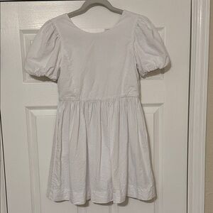 Polo by Ralph Lauren Kids White Puff Sleeve Dress